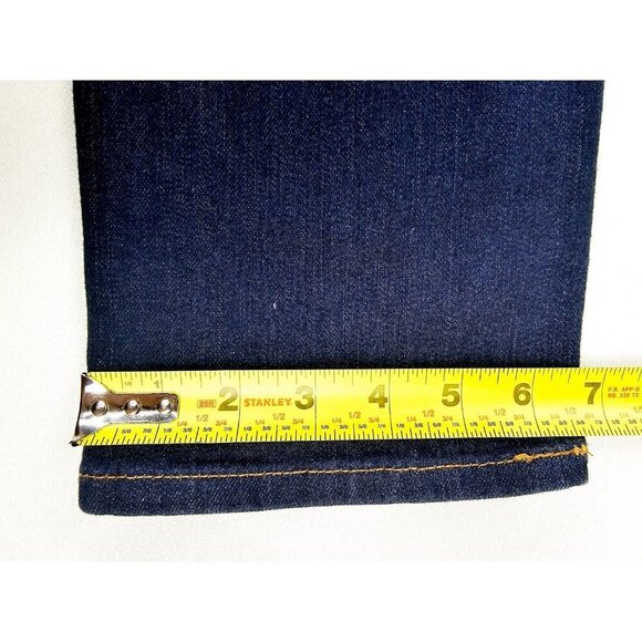 Gap 1969 28X28 Womens Real Straight Dark Wash Blue Denim 5 Pocket Jeans Size 28S - Picture 4 of 12